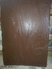 Надежная ,  импортная каменная плита 900*600*30 мм ,   коричневый цвет